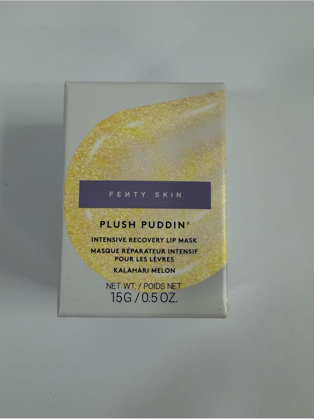 Fenty Skin Plush Puddin’ Lip Mask Kalahari Melon 0.5 Oz New